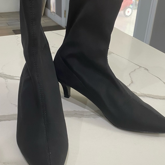 Lemon Drop Boots woman black ankle boots size 7 - Picture 4 of 5